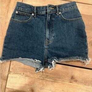 Everlane the way high denim shorts size 26